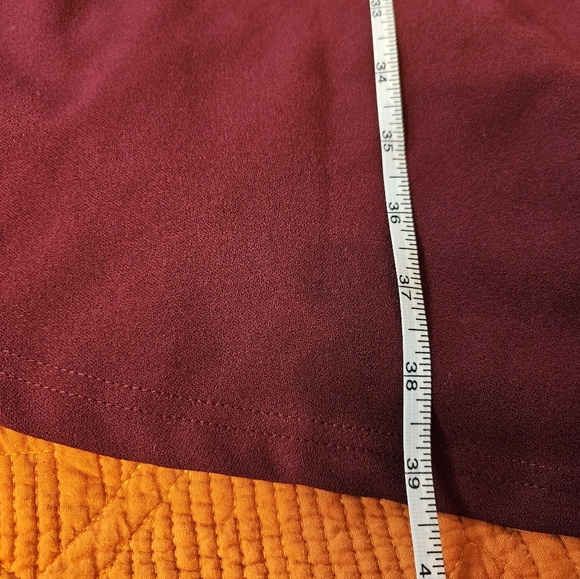 Brand New MissMay Floral Lace Midi Cocktail Dress Maroon Women's XL - Picture 8 of 9